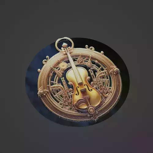 Musical Instrument Medallion