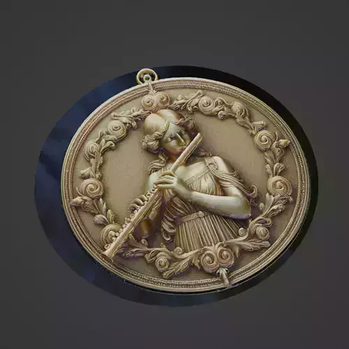 Musical Instrument Medallion