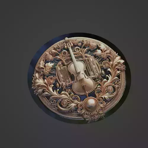Musical Instrument Medallion