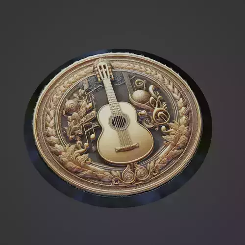 Musical Instrument Medallion