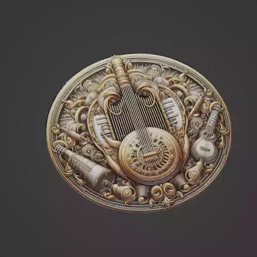 Musical Instrument Medallion