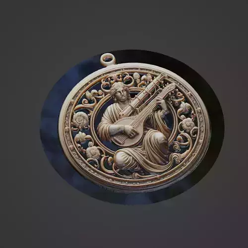 Musical Instrument Medallion