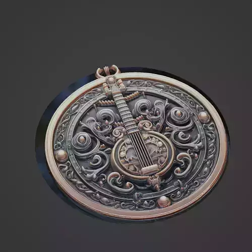 Musical Instrument Medallion