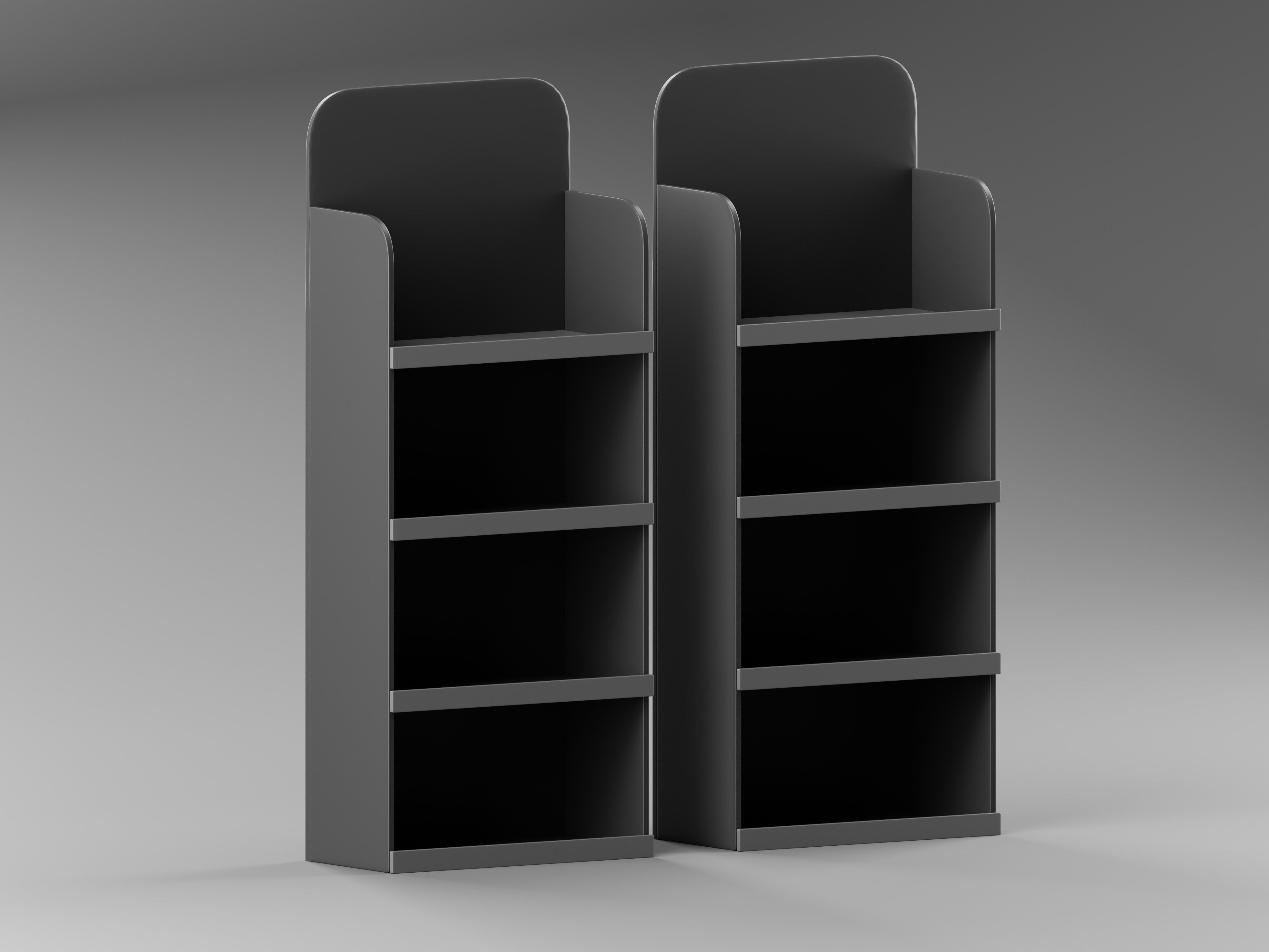 Hall Stand Shoe Storage Shelf 3D Model Low-poly 3D model_7