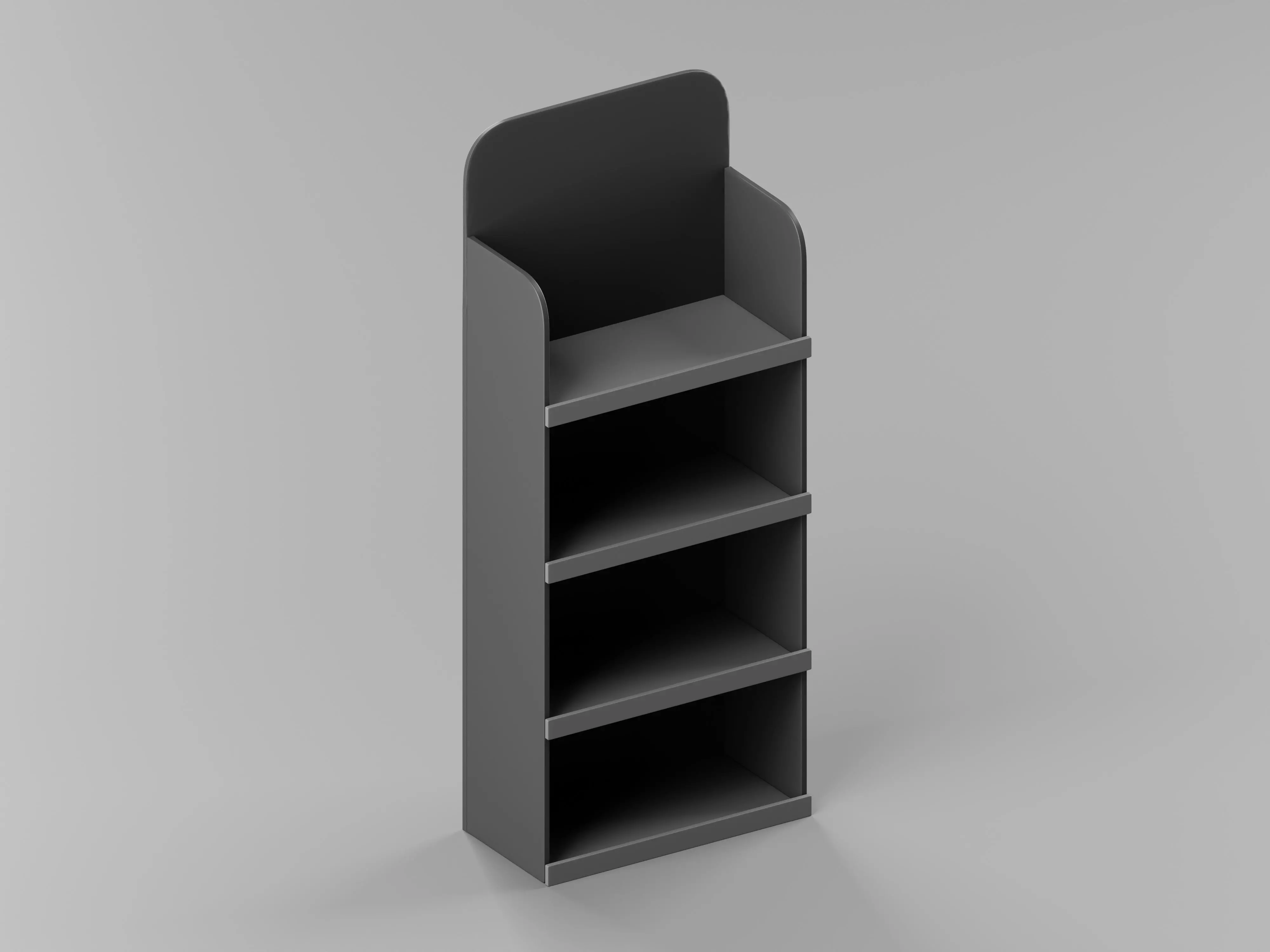 Hall Stand Shoe Storage Shelf 3D Model Low-poly 3D model_0