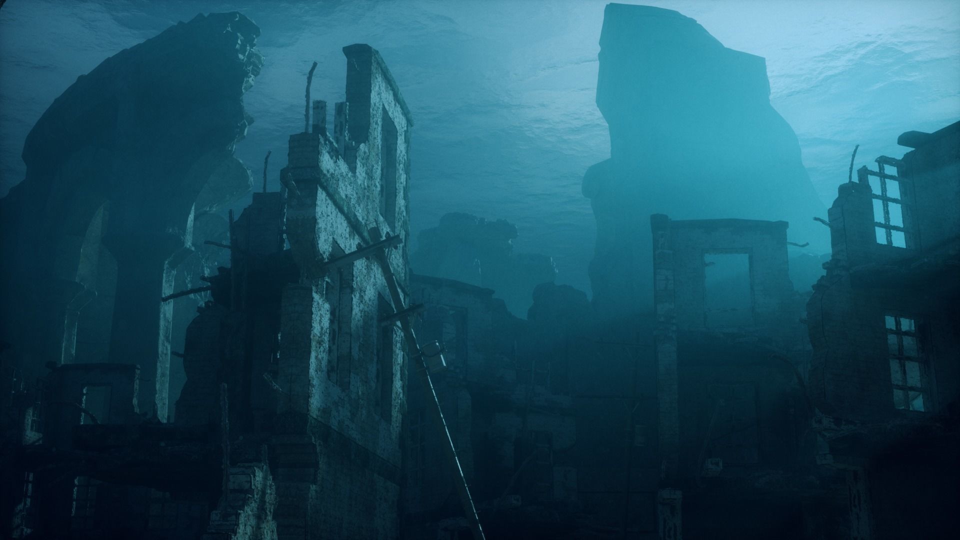 Underwater City 3D model_4