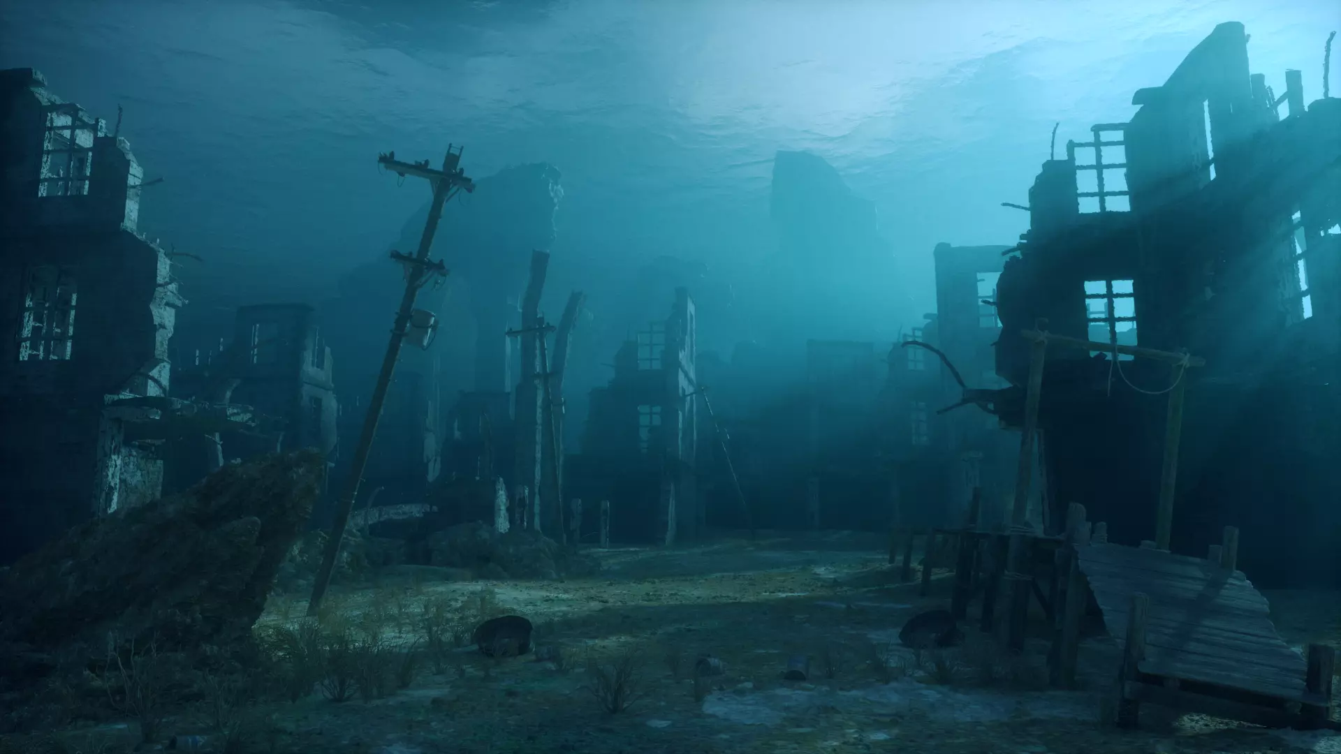 Underwater City 3D model_0