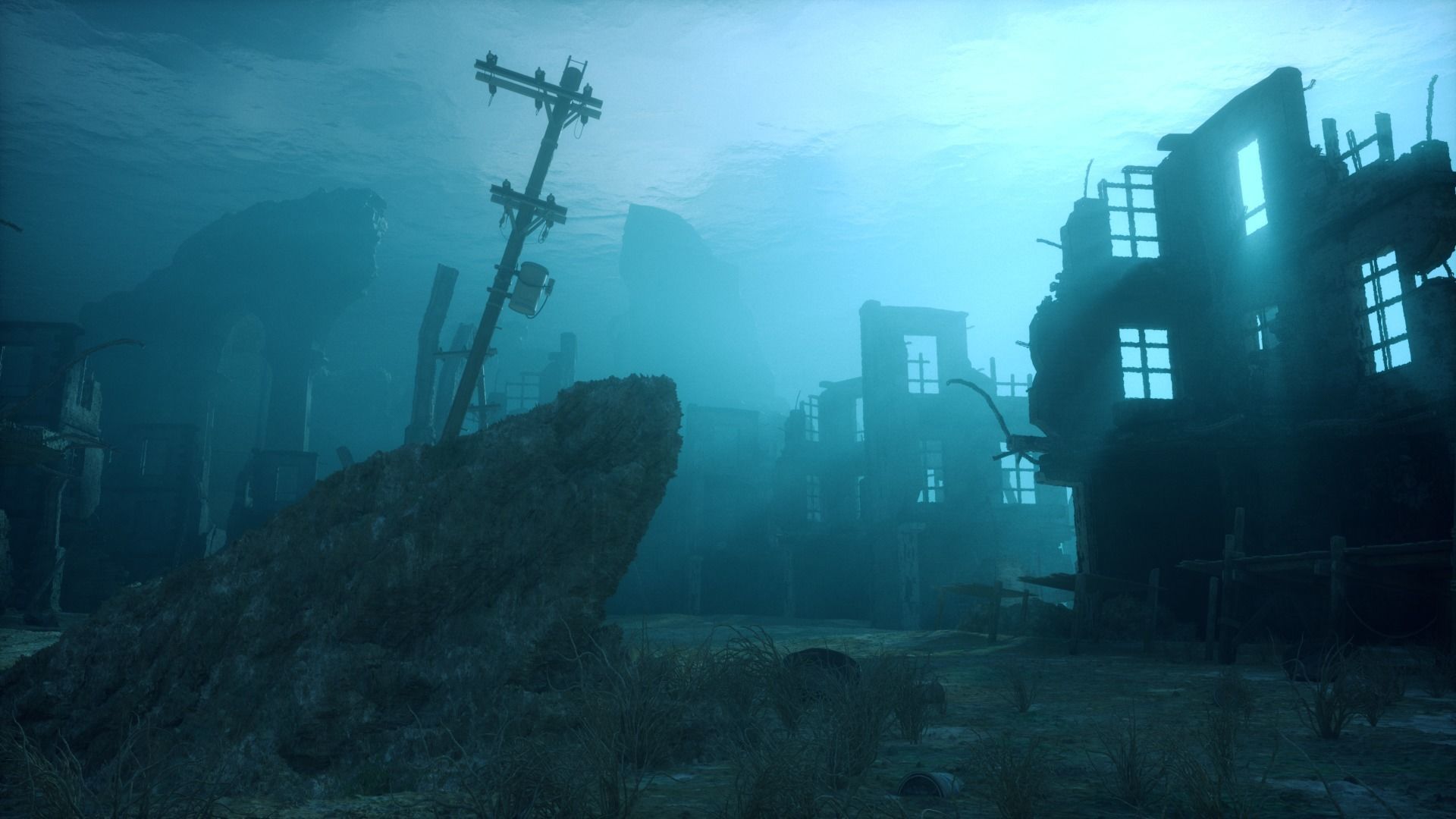 Underwater City 3D model_1