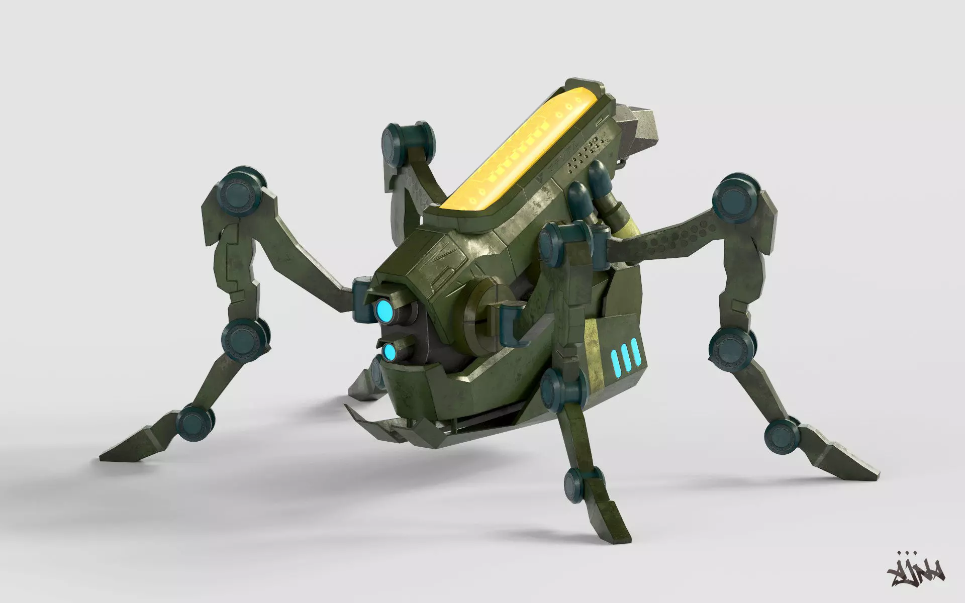 Insect Robot 3D model_0