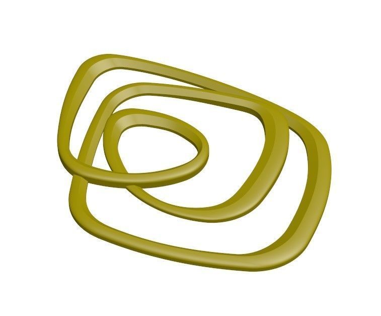 Mirror frame 3D model_3