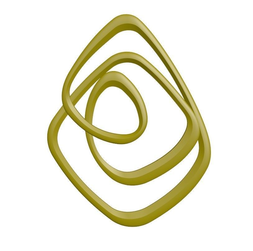 Mirror frame 3D model_2