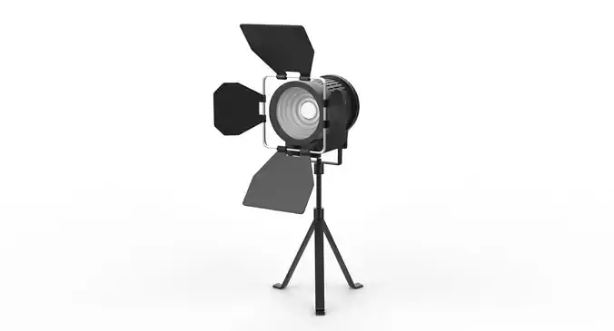 Studio light clipart 3D model