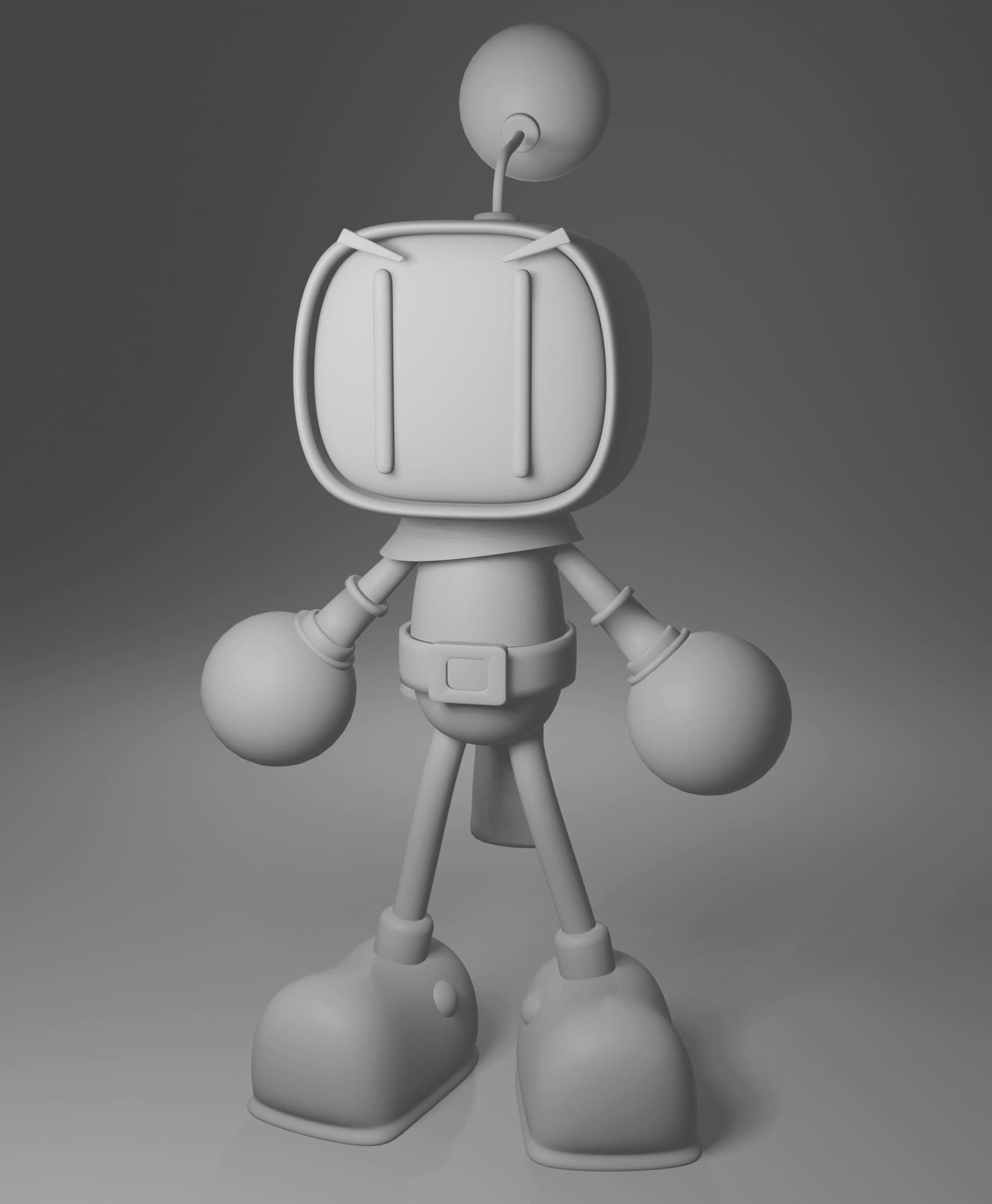 Bomberman 3D model_2