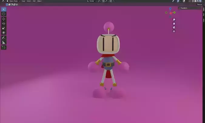 Bomberman 3D model