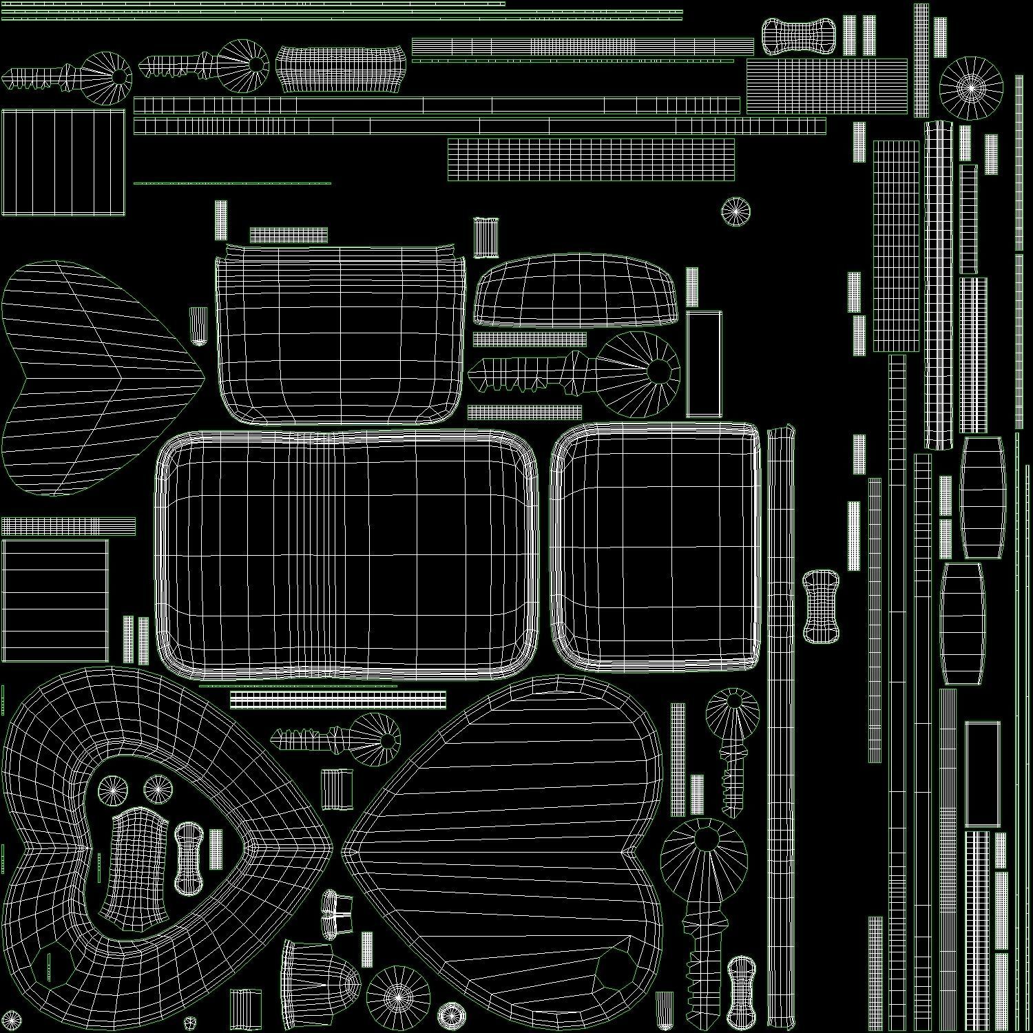 Balenciaga Le City Medium Bag Black Low-poly 3D model_12