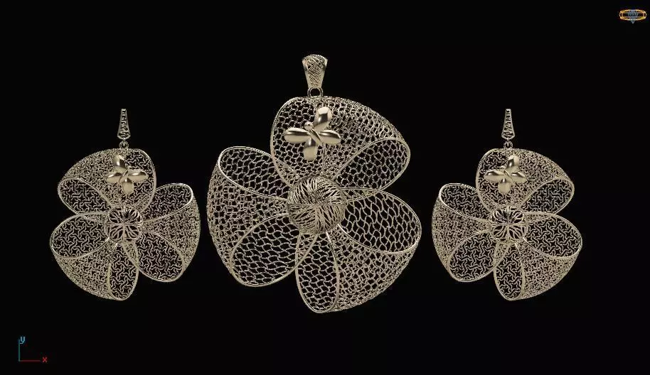 locket set 3D print model
