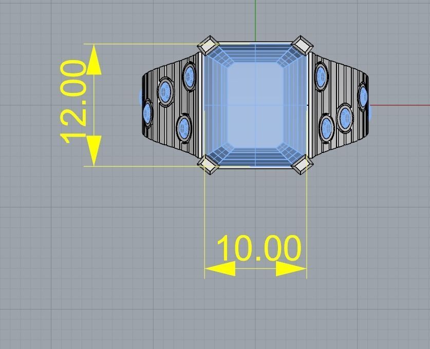 M 2 RINGS N2 3D print model_9