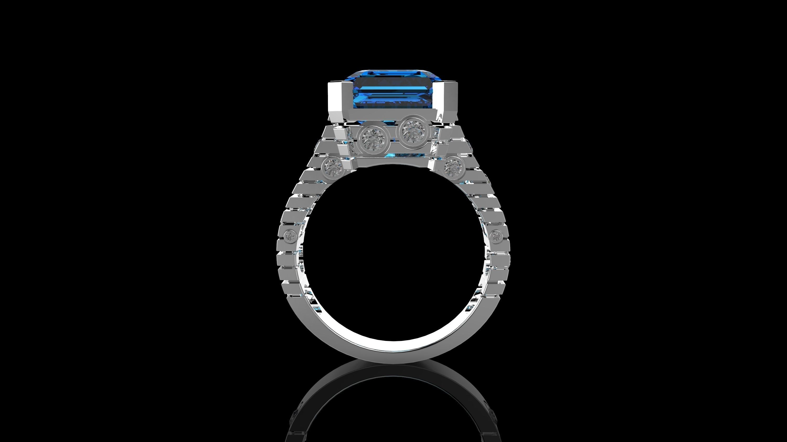 M 2 RINGS N2 3D print model_4