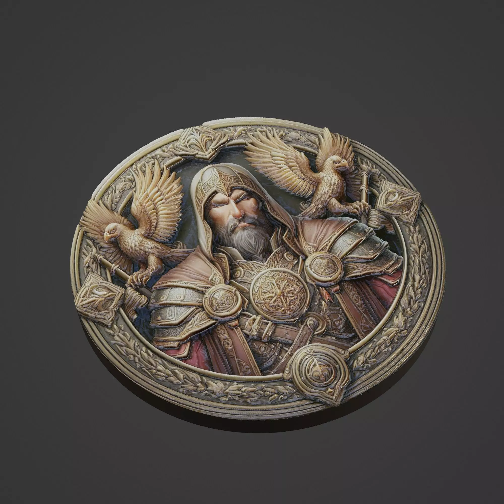 Alp Arslan Medallion 3D print model