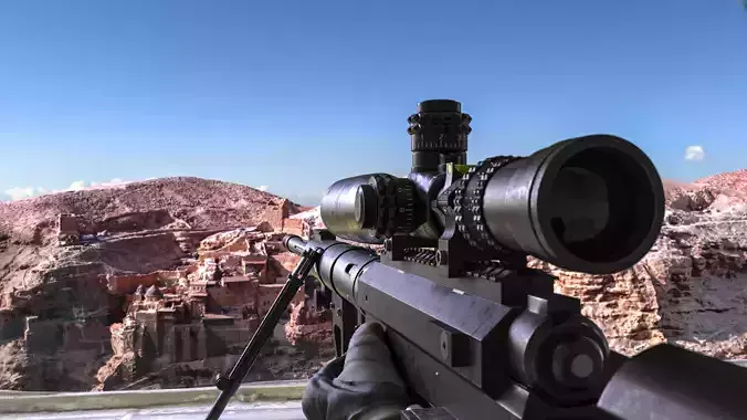 Sniper House - 4K Ultra Realistic Scene 3D model