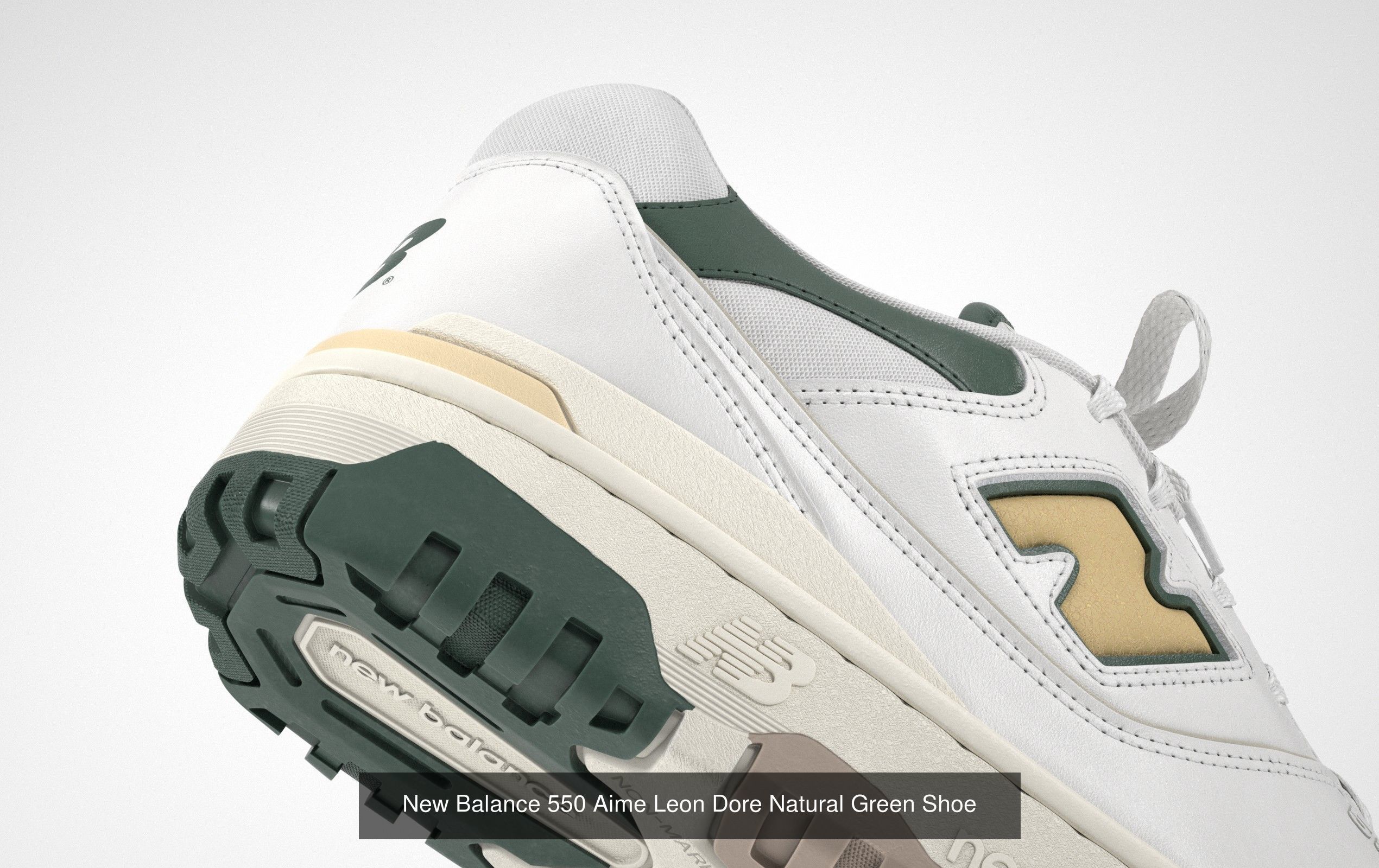 New Balance 550 Sneaker 3D Model Collection_3