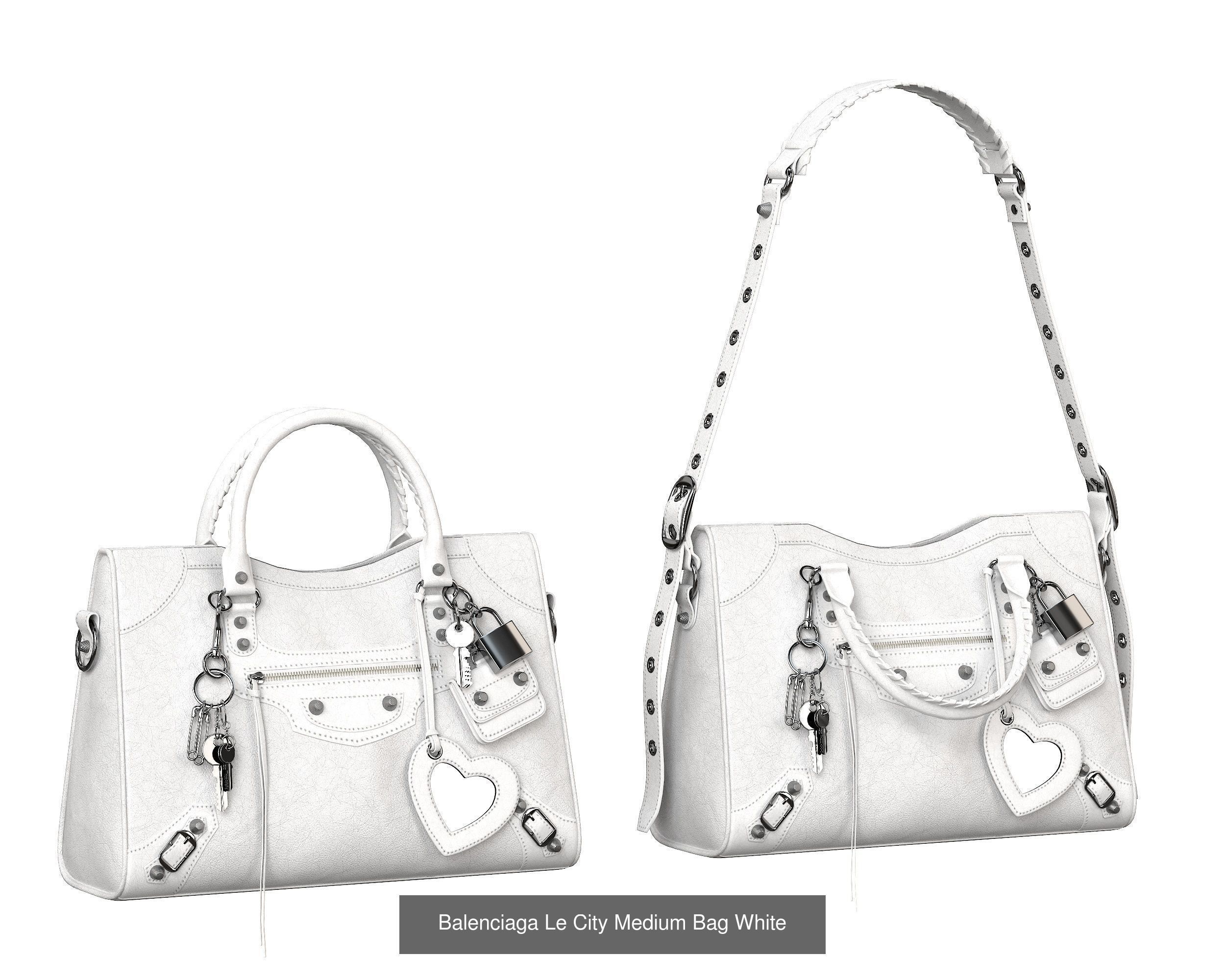 Balenciaga Le City Medium Bag 3D Model Collection_2