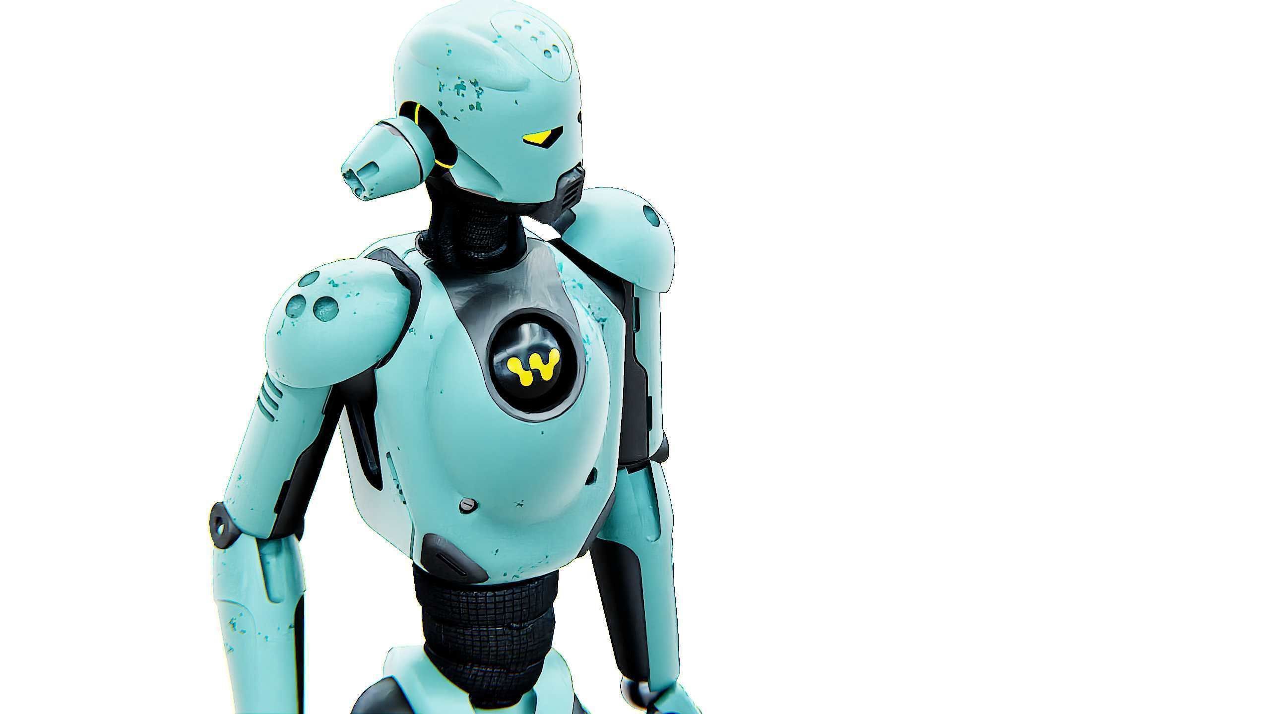 ANDROID JUNO FEMALE B Rigged for Unreal Engine - Unity - MIXAMO 3D model_26