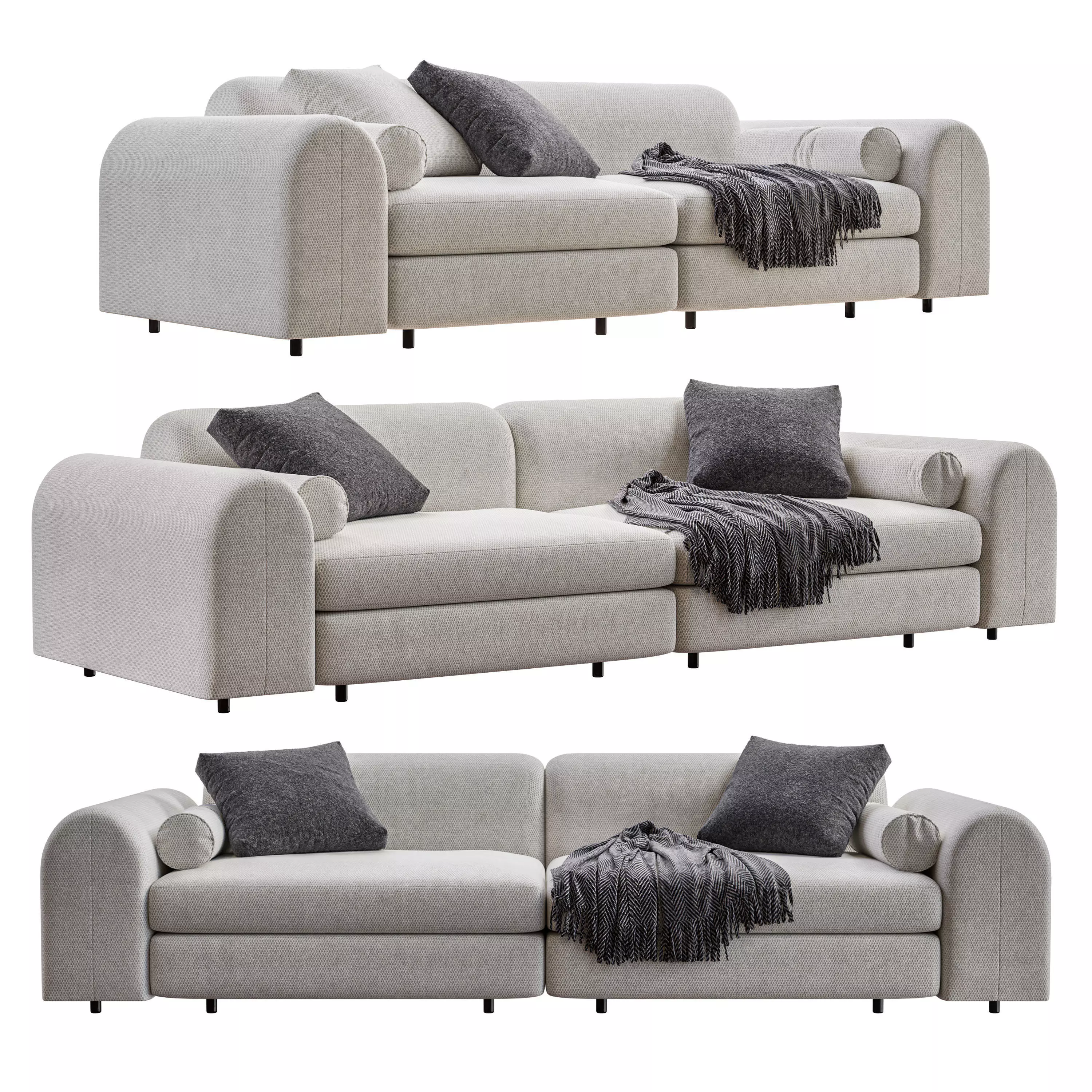 Arflex Edo Sofa 3D model_0