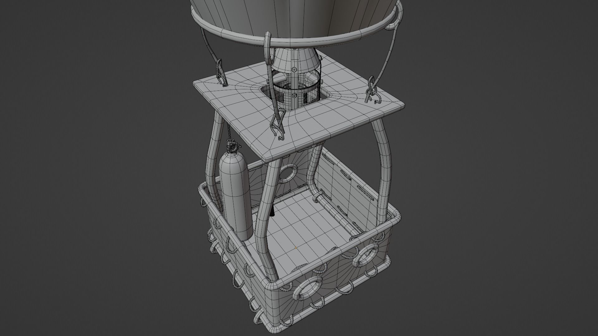 Hot Air Balloon 3D model_15
