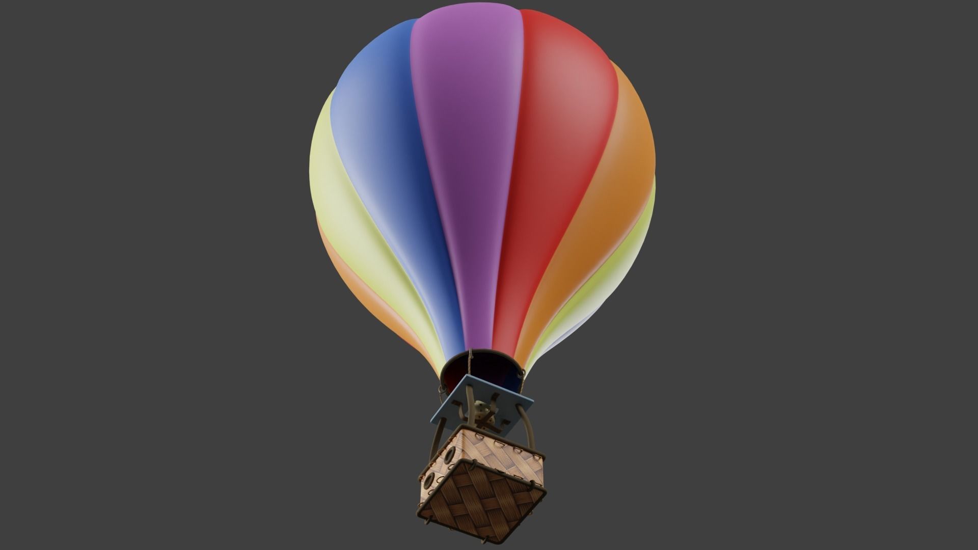 Hot Air Balloon 3D model_8
