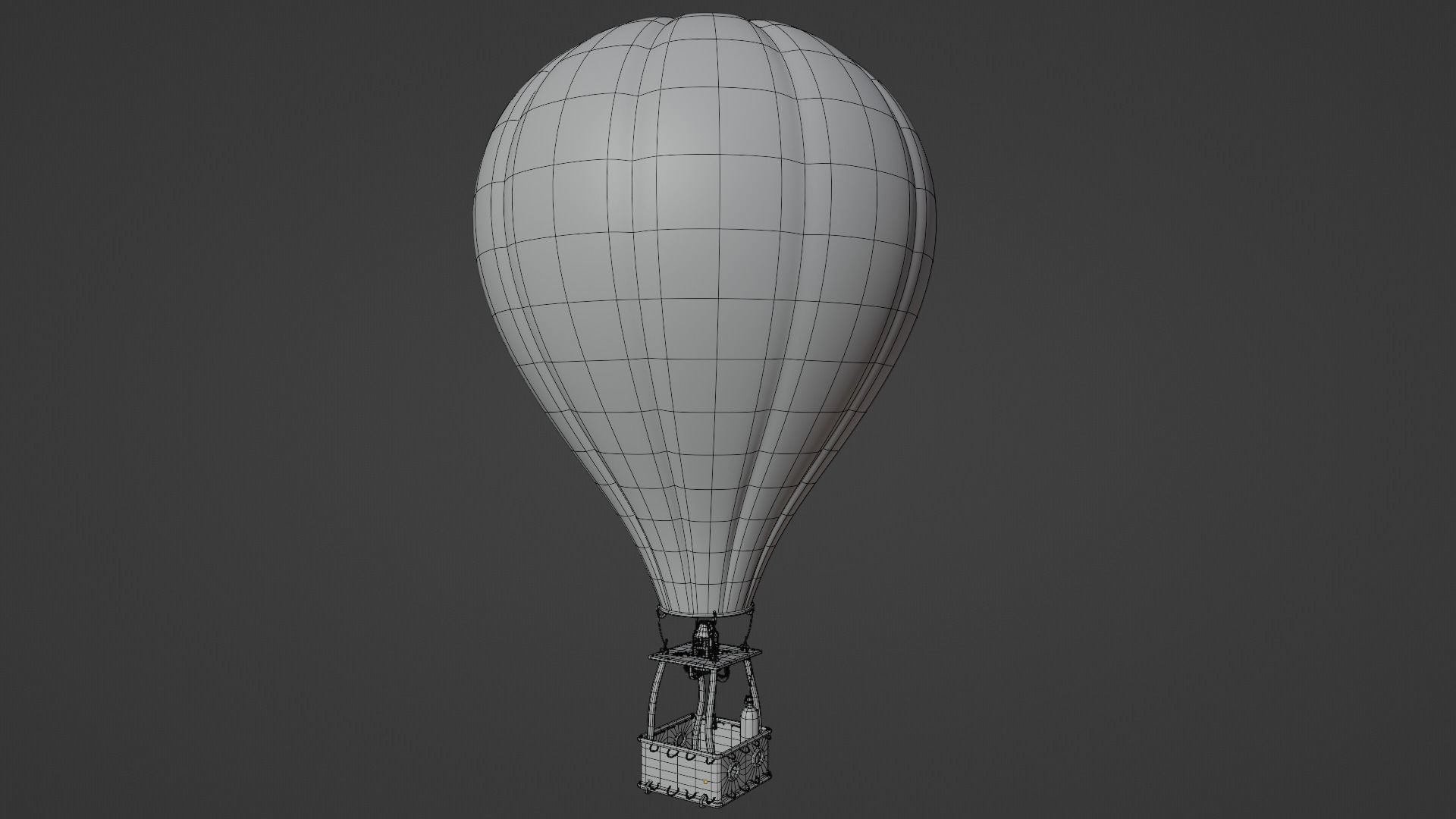 Hot Air Balloon 3D model_9