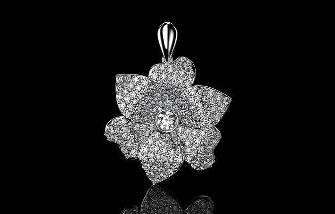 Flower Pendant  3D print model