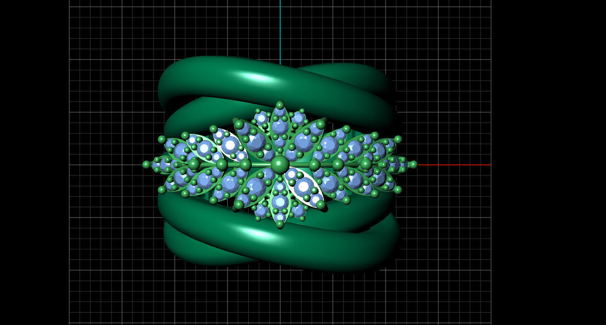 Marquise ring 3D print model_15
