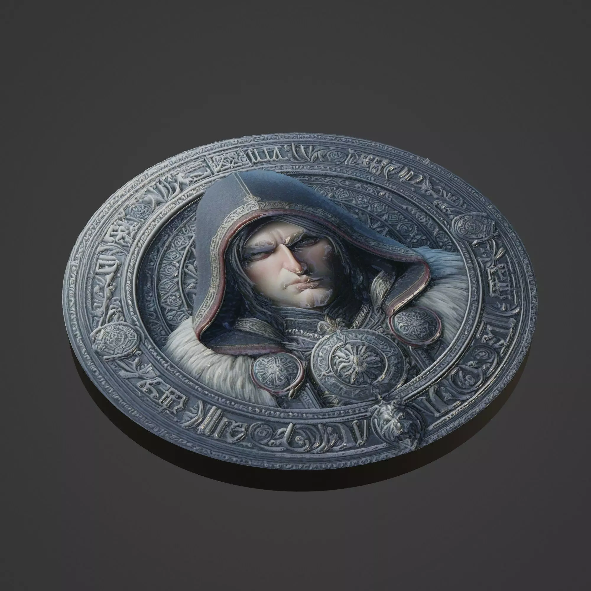 Attila Medallion 3D print model