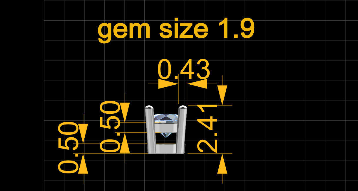 Package of head builder round gem 3D print model_13