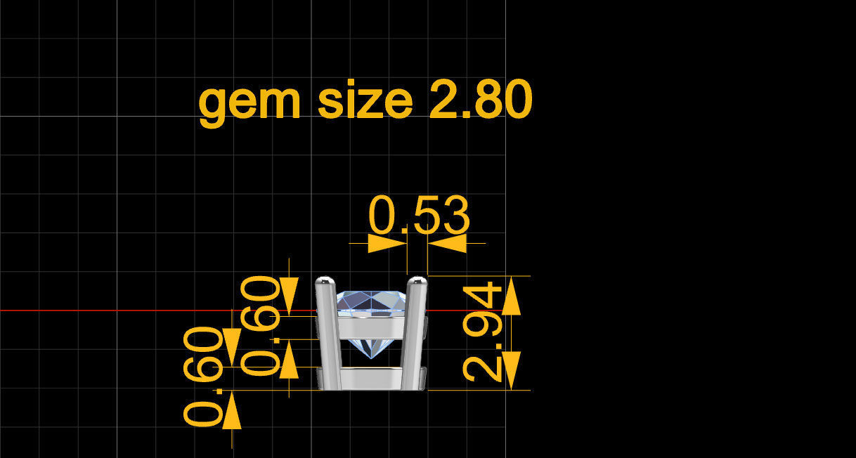 Package of head builder round gem 3D print model_20