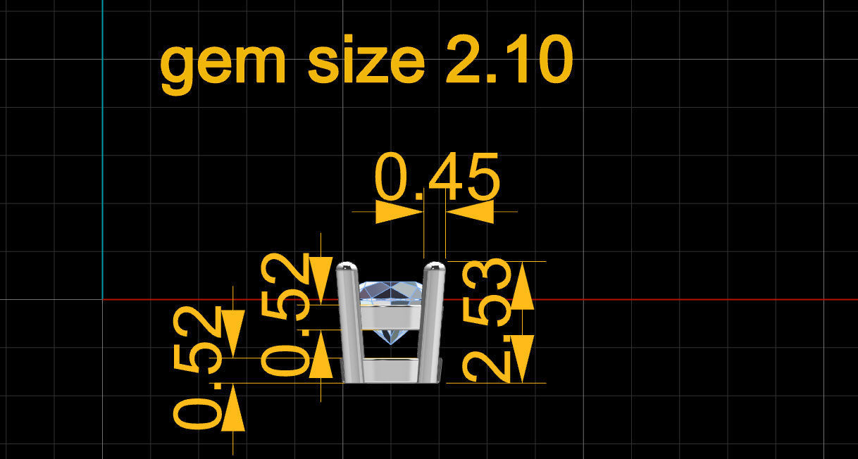 Package of head builder round gem 3D print model_15