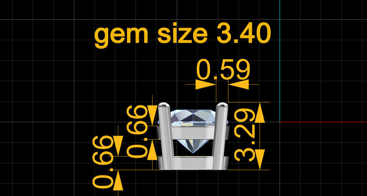 Package of head builder round gem 3D print model_26