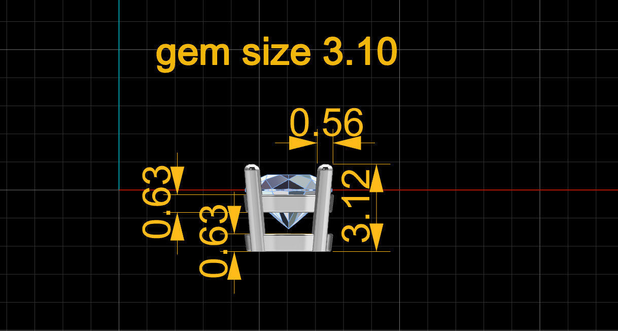 Package of head builder round gem 3D print model_23