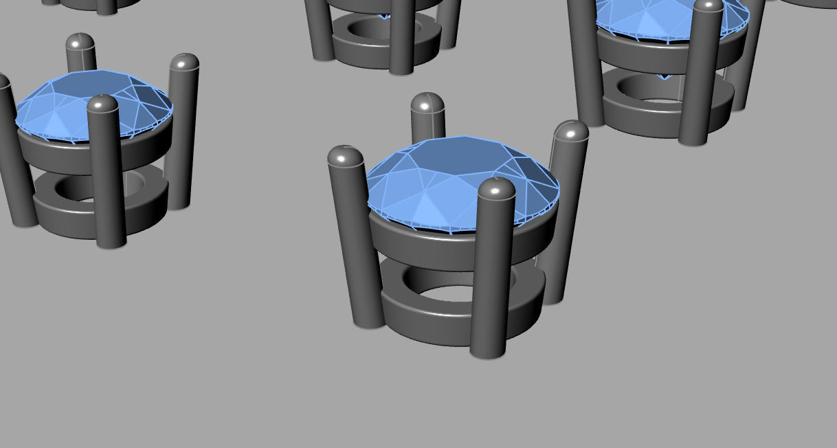 Package of head builder round gem 3D print model_31