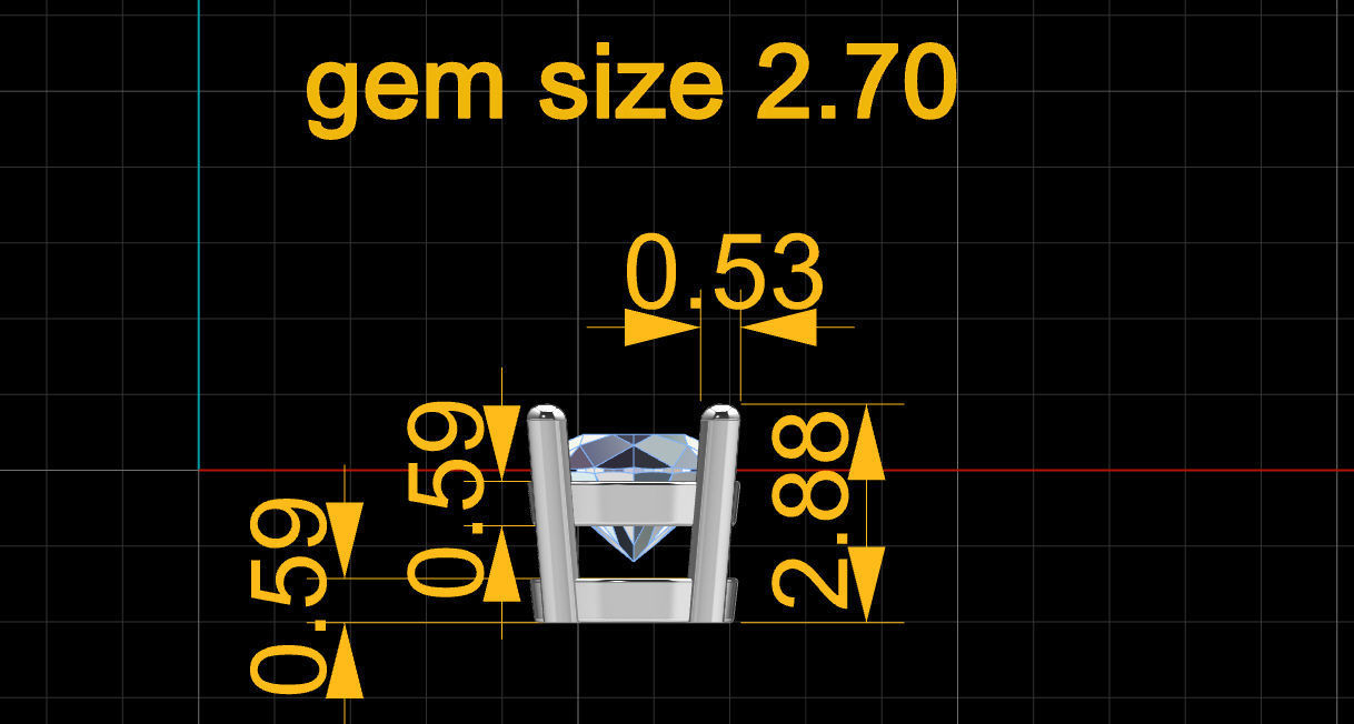 Package of head builder round gem 3D print model_19