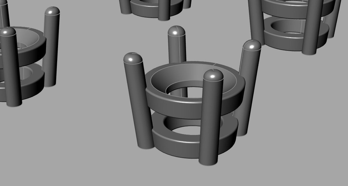 Package of head builder round gem 3D print model_29