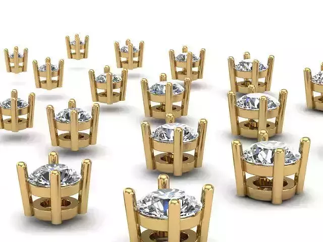 Package of head builder round gem 3D print model