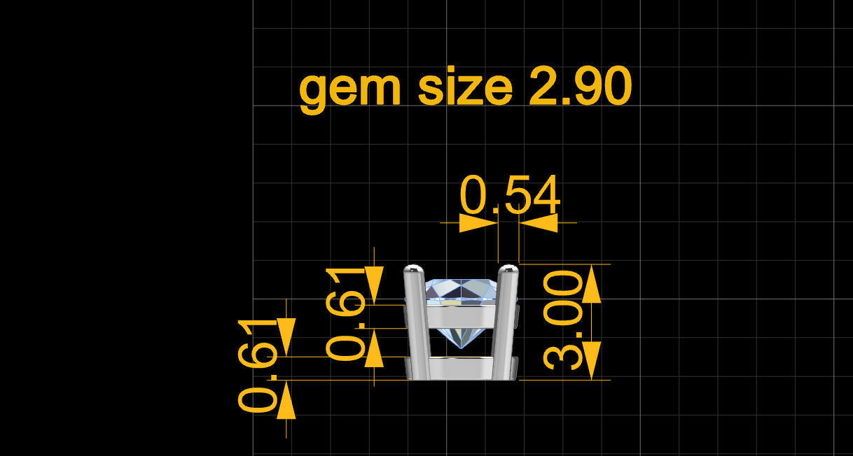 Package of head builder round gem 3D print model_21