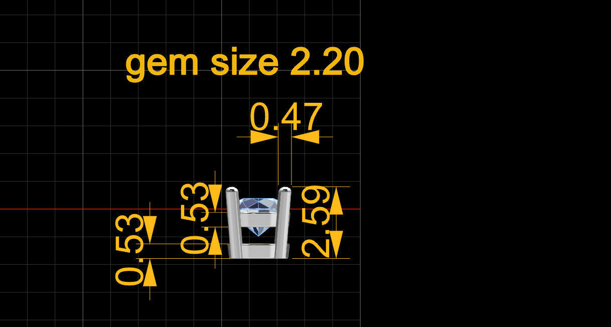 Package of head builder round gem 3D print model_16