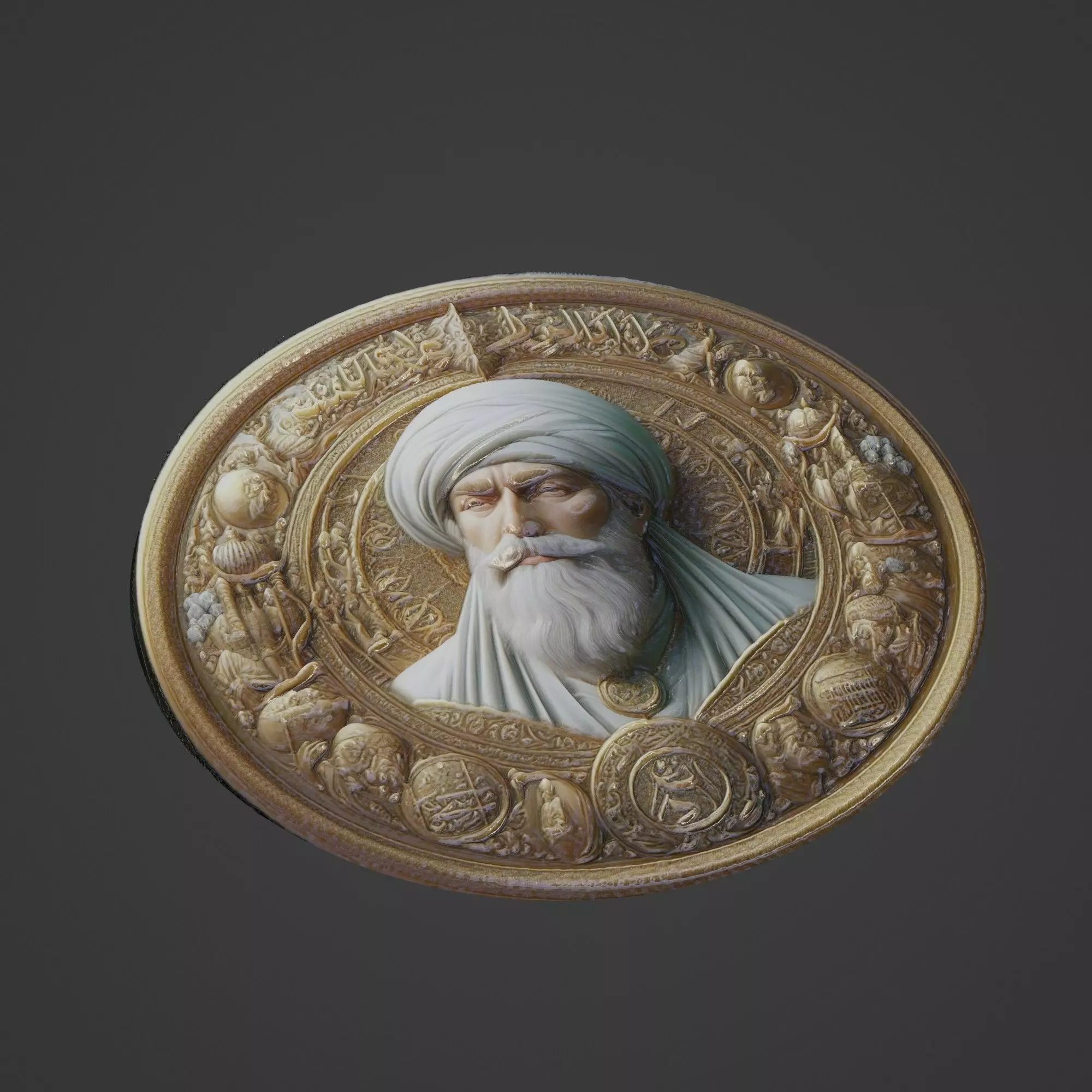 Mehmed the Conqueror Medallion 3D print model