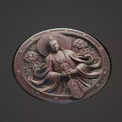 Modu Chanyu Medallion 3D print model