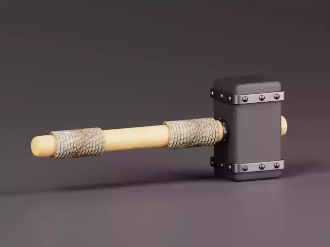 Sledge Hammer 3D Model