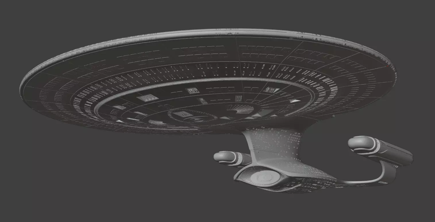 Galaxy class stls 3D print model_0