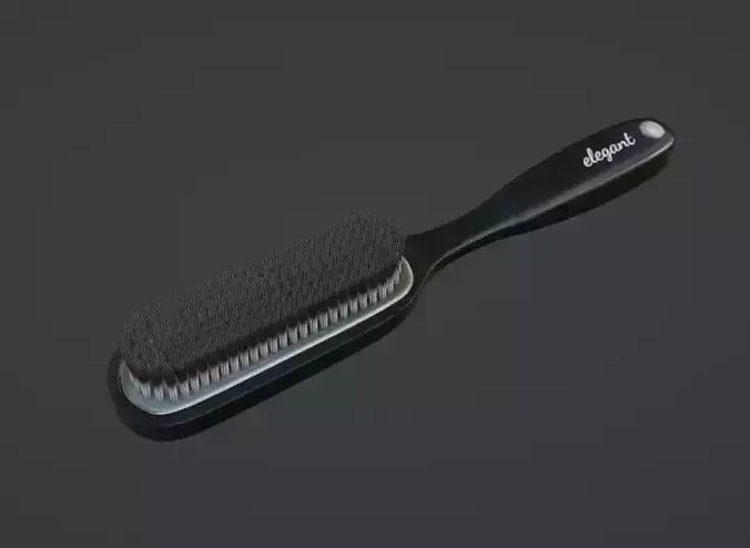 Combs and brushes Styling Brush Low-poly 3D model
